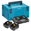 Kit Energie MAKITA 2 Akkus 18V 5Ah - mit Koffer